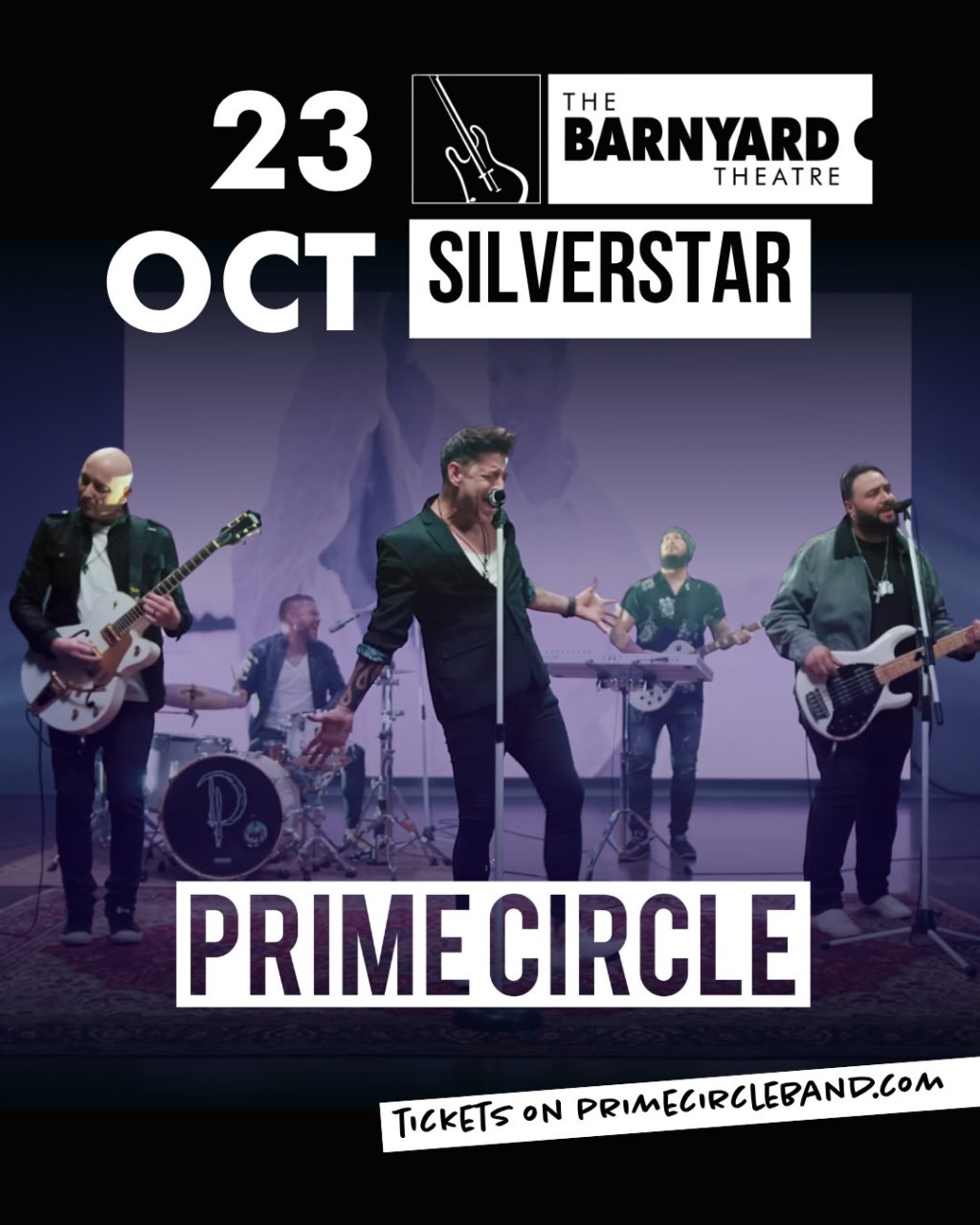 Prime Circle @ The Barnyard Theatre, Silverstar, 23 October 2026