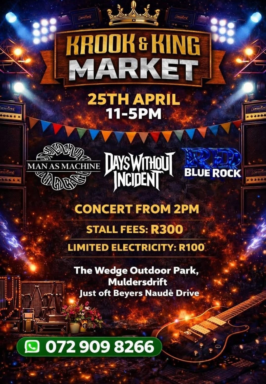 Man as Machine, Days Without Incident, Blue Rock @ The Wedge Outdoor Park, 25-04-2026 11:00, R100 - Image 1