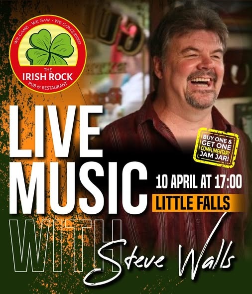 Steve Walls @ Irish Rock Little Falls Restaurant & Pub, 10-04-2026 17:00