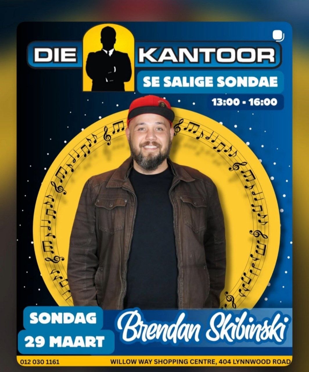 Brendan Skibinski @ Die Kantoor 29 March 2026 13:00