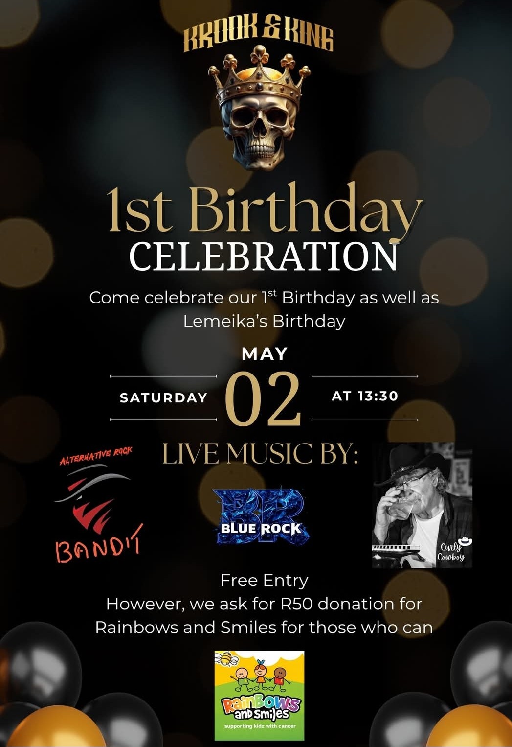 1st Birthday celebration @ Krooked Kings, 02-05-2026 13:30 - Image 1