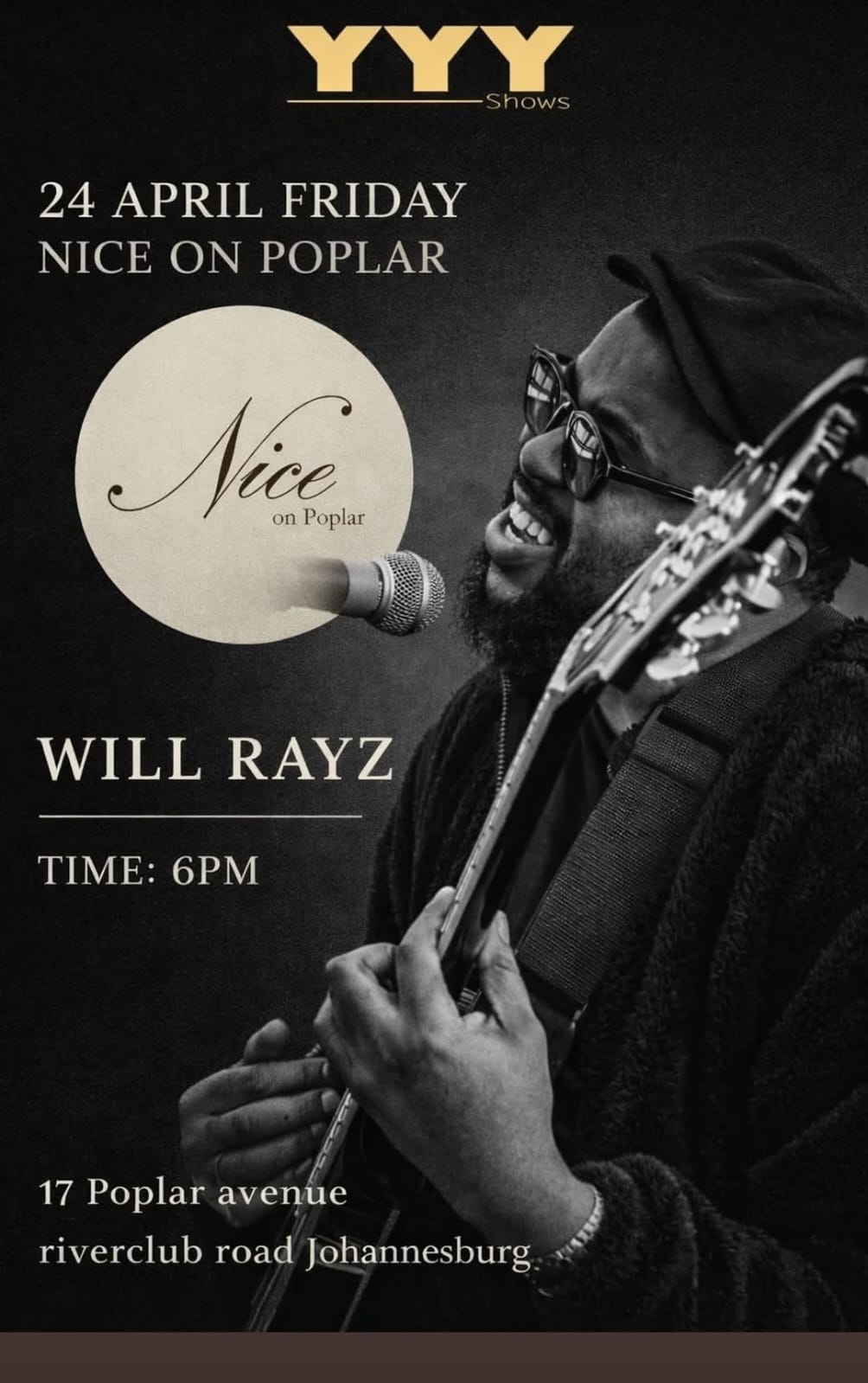 Will Rayz @ Nice on Poplar, 24-04-2026 18:00