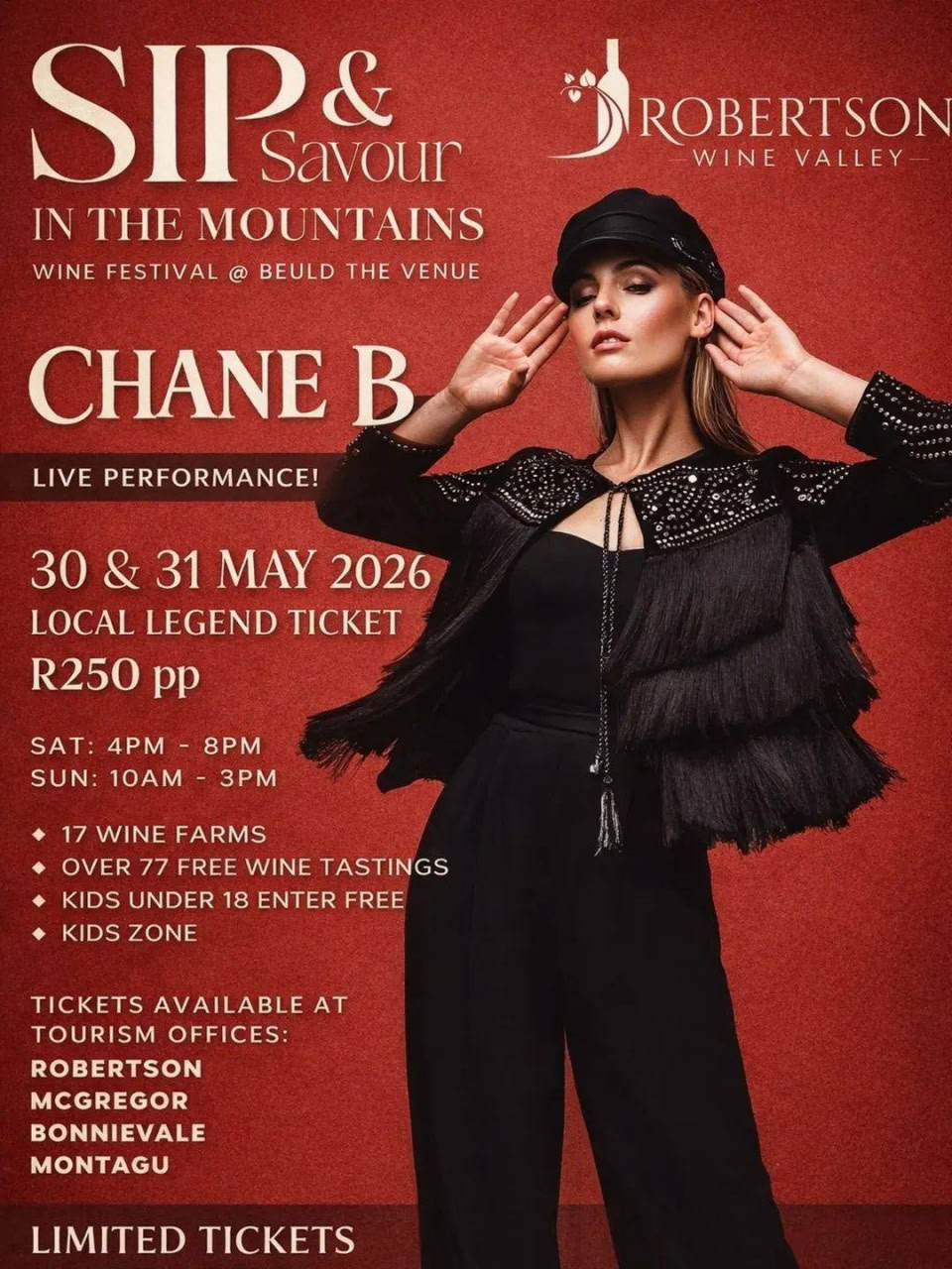 CHANE B @ BEULD THE VENUE, 30 May 2026, R250