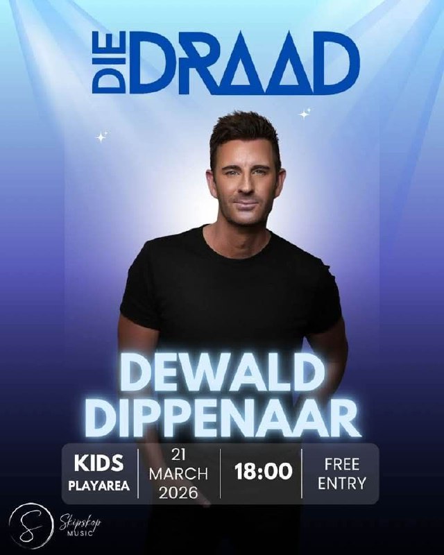 Dewald Dippenaar @ Die Draad, 21 March 2026 18:00, Free