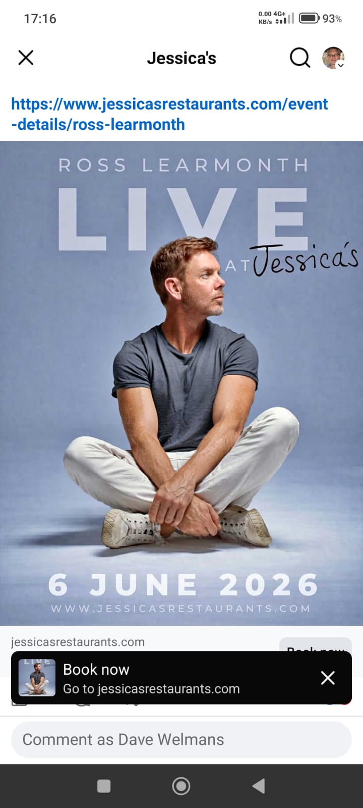 Ross Learmonth @ Jessica's, 06-06-2026