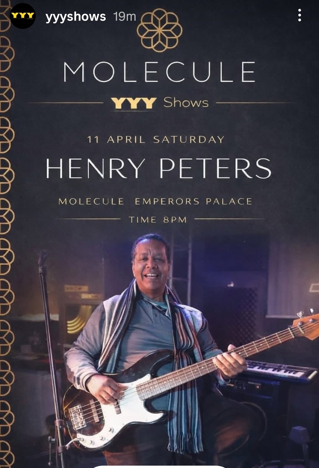 Henry Peters @ Molecule Emperors Palace, 11-04-2026 20:00 - Image 1